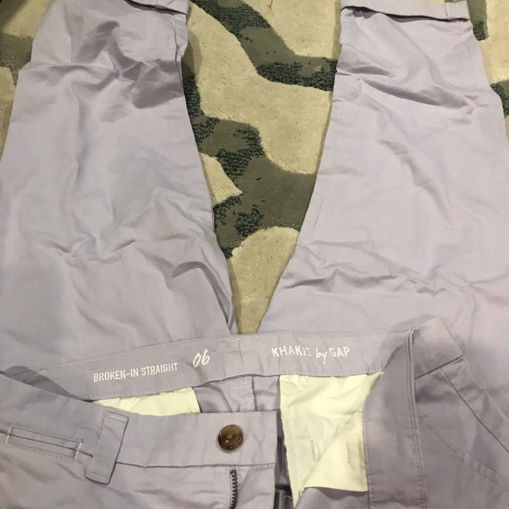 Size 6 Purple Khakis by Gap